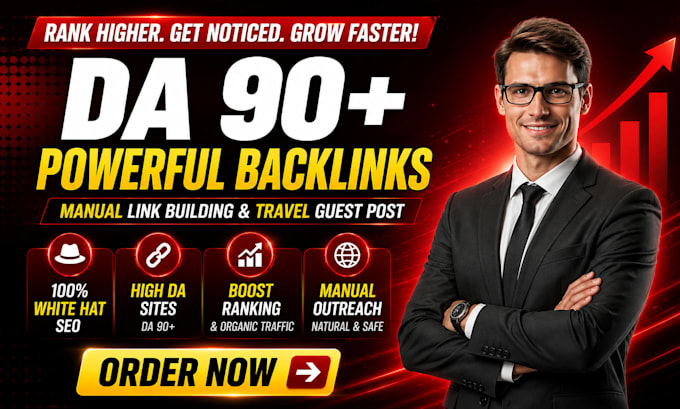 do manual link building and travel guest post on high da sites