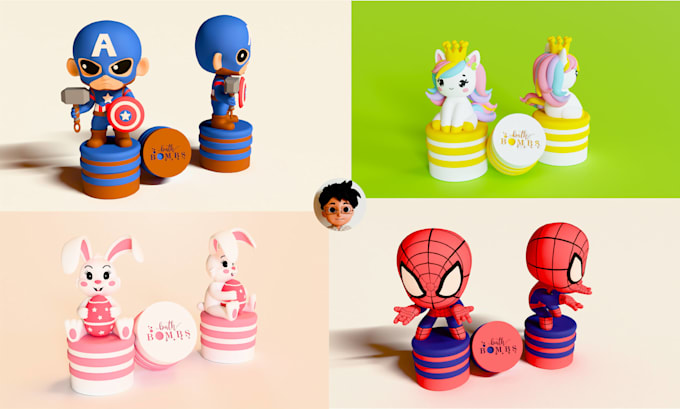 design 3d printable characters and collectible miniatures