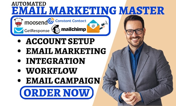 setup moosend email campaign constant contact getresponse mailchimp automation