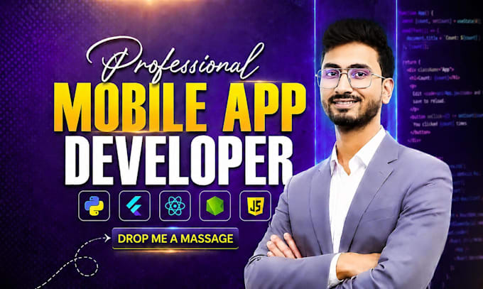 do mobile app development, android and ios app builder as flutter developer
