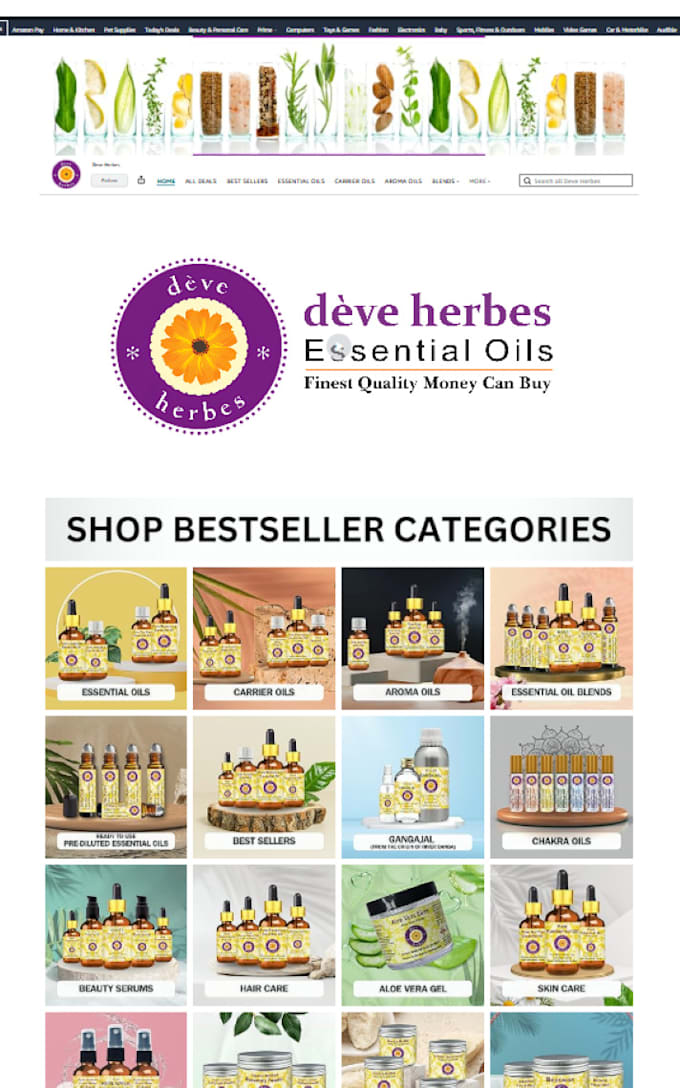 design amazon brand store and storefront