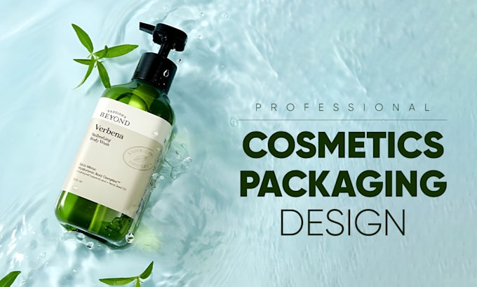 create minimalistic skincare labels, cosmetics packaging design, cosmetic label