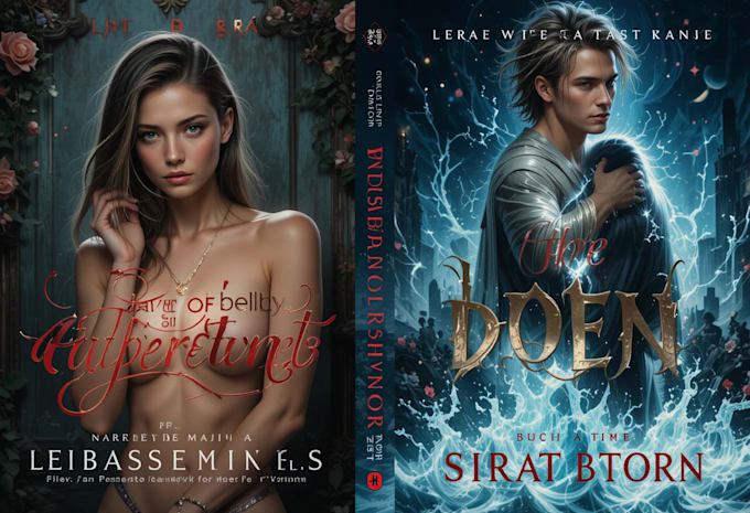design professional romance and novel book covers
