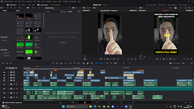 do short form video editing for social media