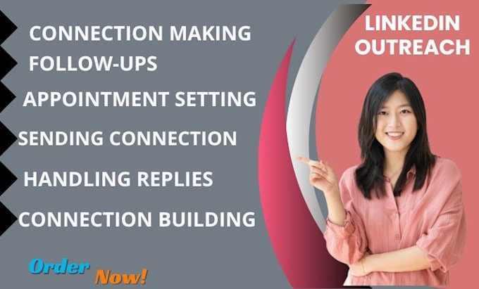 professionally manage linkedin outreach for lead generation and networking