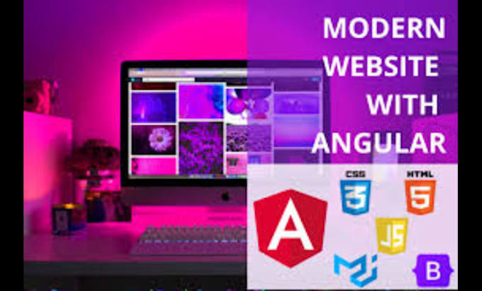 develop responsive angular frontend and SEO optimized web app