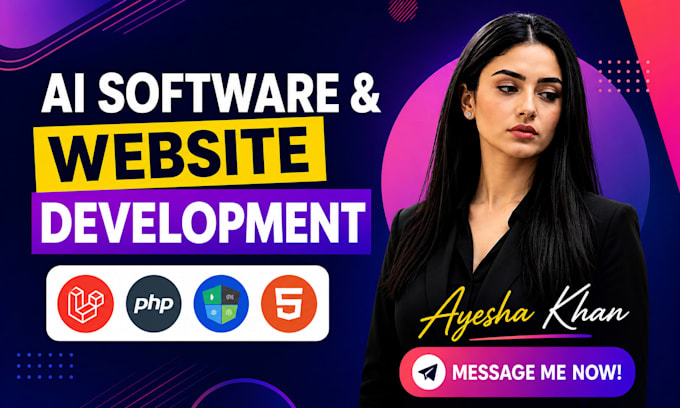 be software developer php laravel developer ai software full stack web developer