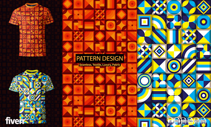 design seamless or clothing pattern, logo pattern design