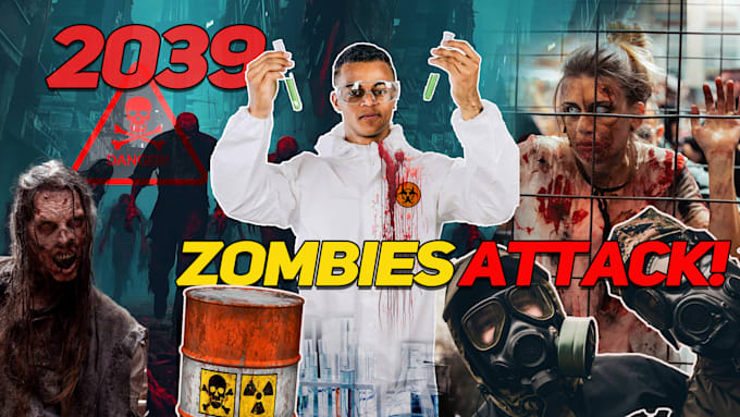design premium clickbait youtube thumbnail