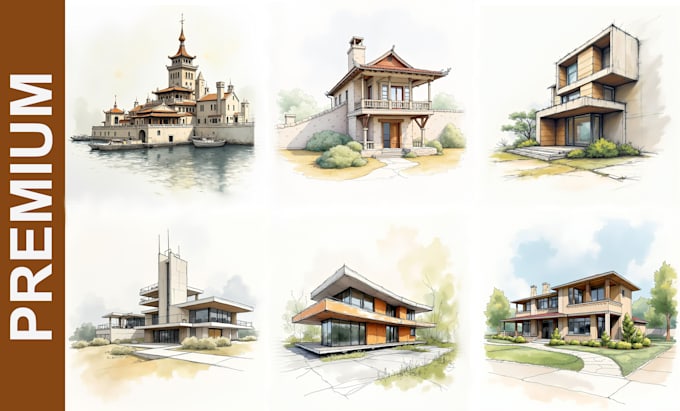 do professional architectural sketch