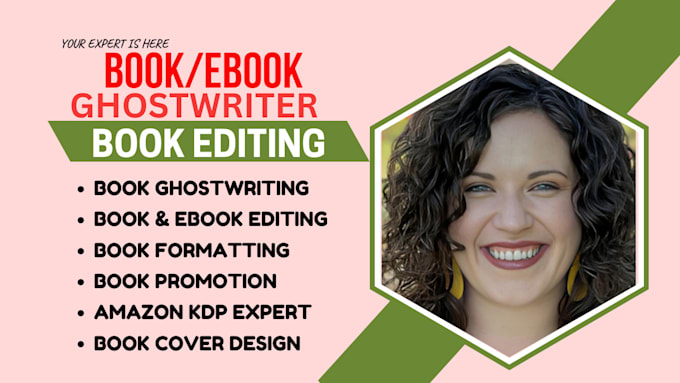 be kdp book writer ebook editor self help christian nonfiction ebook ghostwriter