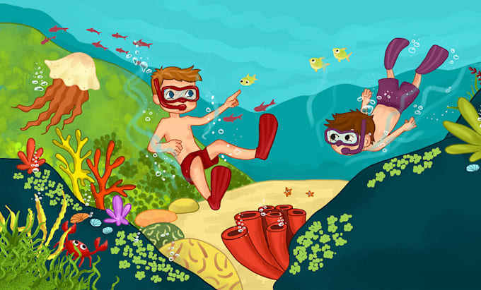 create heartfelt storybook illustrations for your kids book