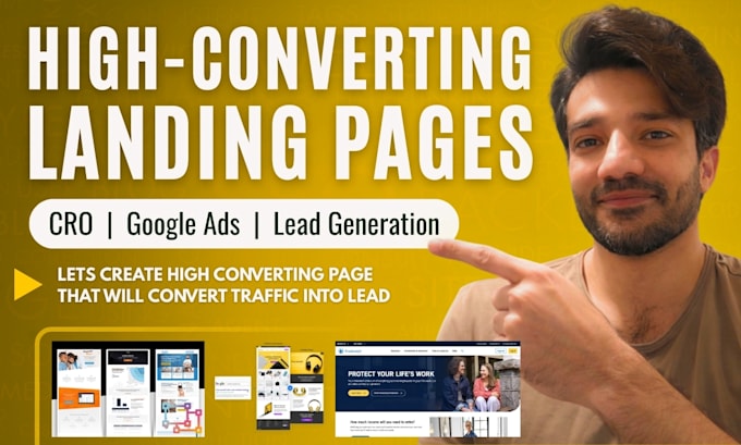 design conversion focused wordpress landing page for PPC and google ads campaign