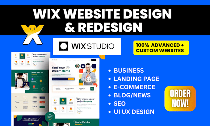 wix website redesign wix website, design wix website with wix studio