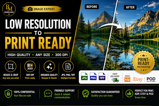 prepare your low resolution images for print and KDP