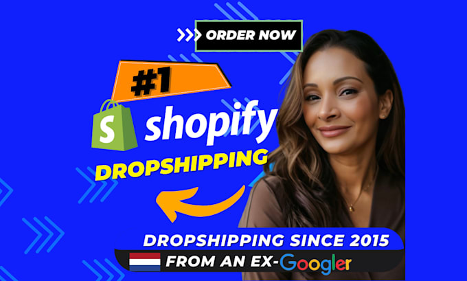 create a pro shopify dropshipping store with expert website design