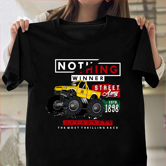 Do unique car vector illustration automotive for t shirt design by Eve ...