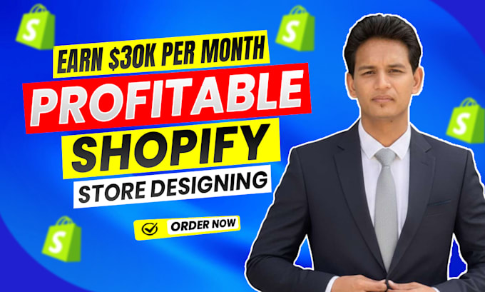 build, clone, design, redesign shopify website or dropshipping shopify store