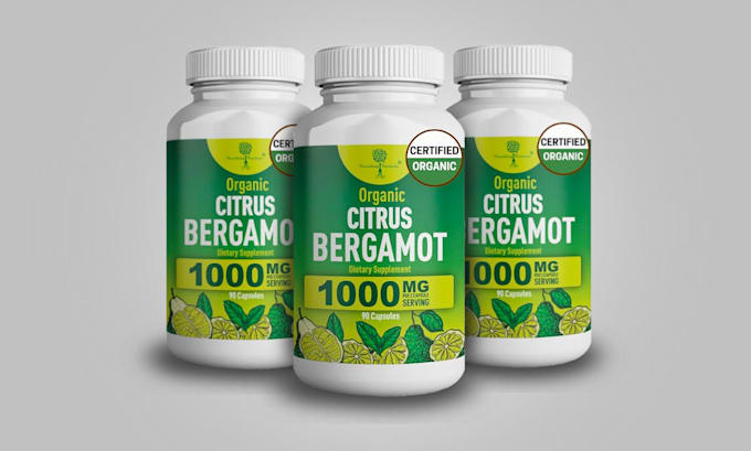 design supplement packaging and labels