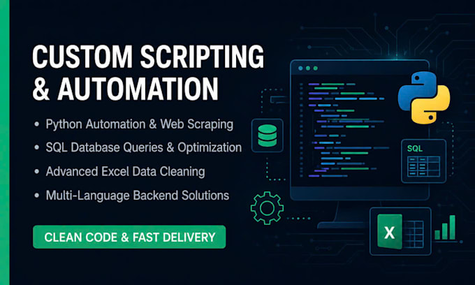 scrape website data and automate excel files using python