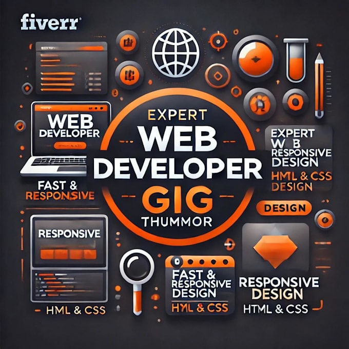 Creat landing page of a website by using html and css by Jay123777 | Fiverr