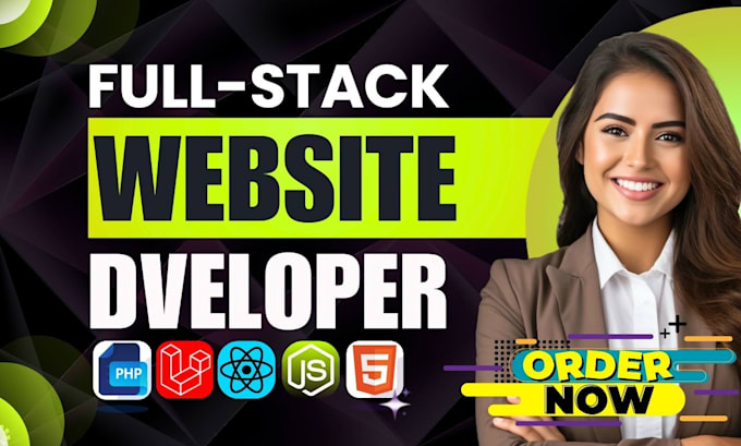 build or redesign website development as full stack developer or website design