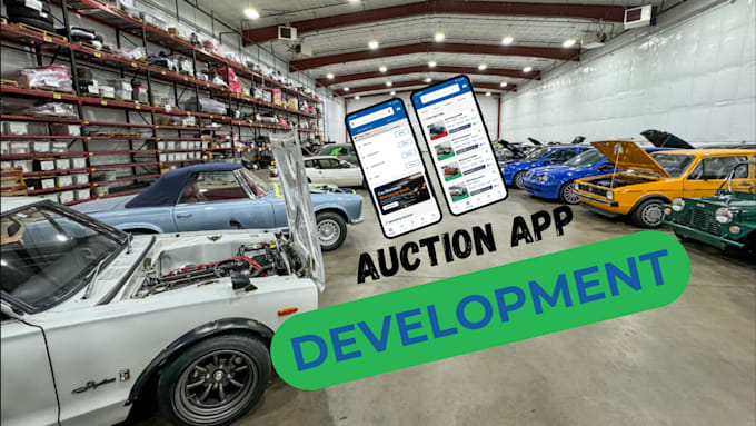 develop custom car auction app bidding car app like copart, adesa, autobidmaster