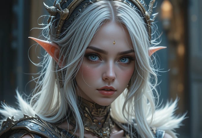 draw your fantasy character, rpg character or portrait