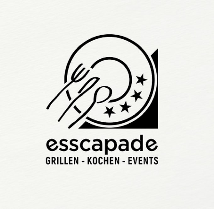 design particular restaurant grill kitchen logo