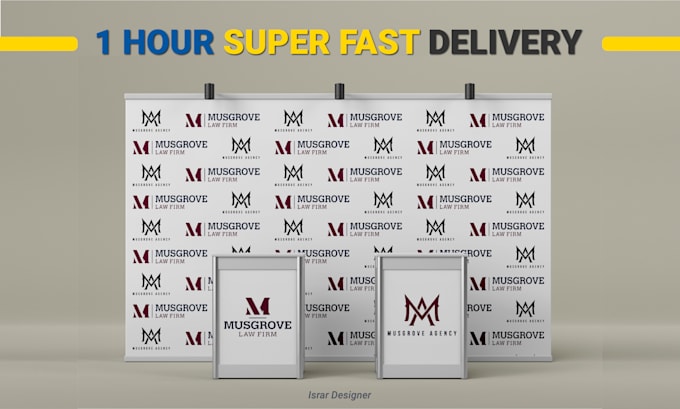 Design professional event backdrops, step and repeat banners and expo ...