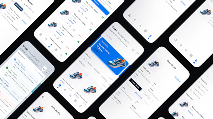 design a modern and user friendly mobile app UI UX