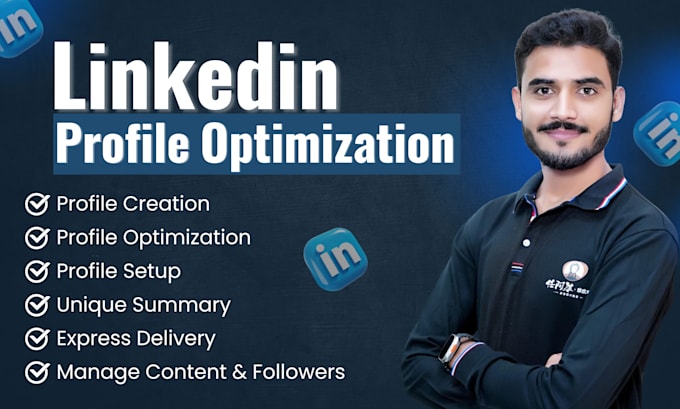 fully create, update, optimize, content, and manage your linkedin profile