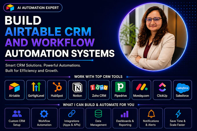 build airtable CRM and workflow automation systems