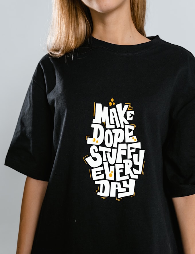 Do custom typography t shirt and graphic t shirt design by ...
