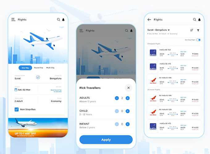 Develop flight booking app, hotel booking app, airline app, travel and ...