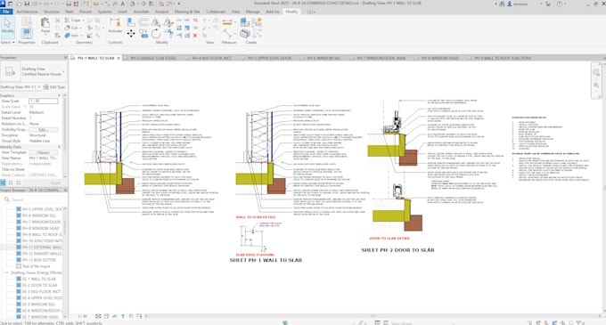 do revit drafting and modeling