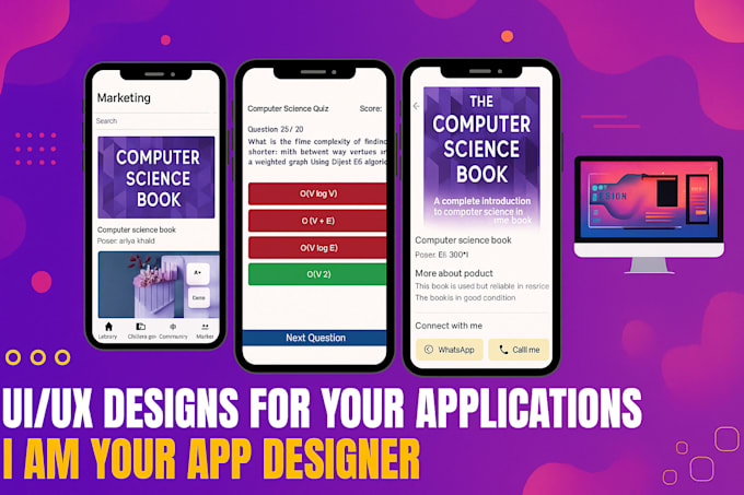 create flutter and react native UI UX for mobile apps