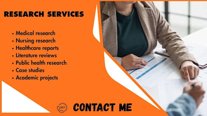 do medical and nursing research assistance