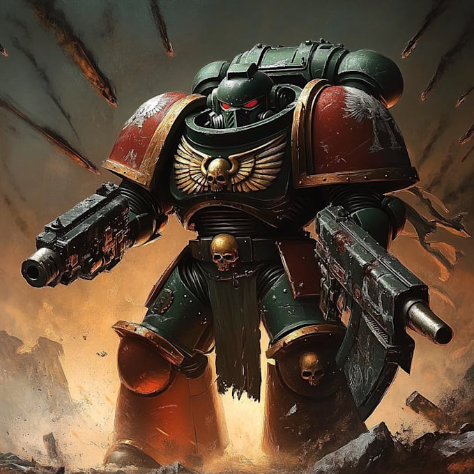 draw your favorite warhammer 40 character