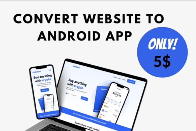 convert website into android and ios application