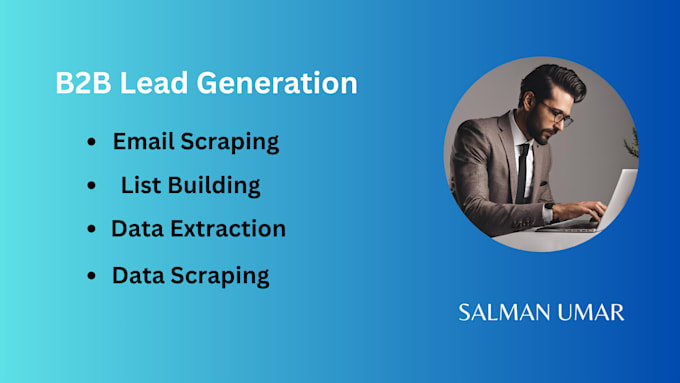 do email scraping and b2b lead generation