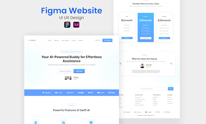 Design high converting figma website or website ui ux design in figma ...