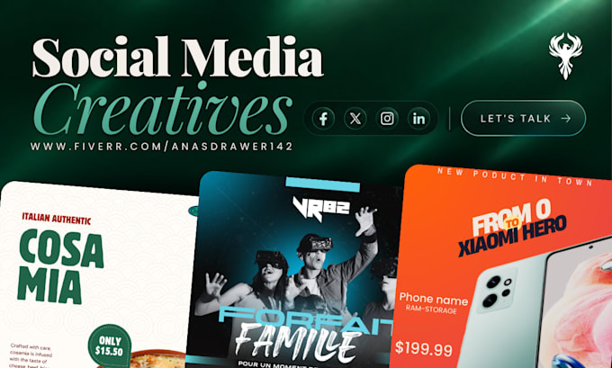 design social media posts for instagram and facebook