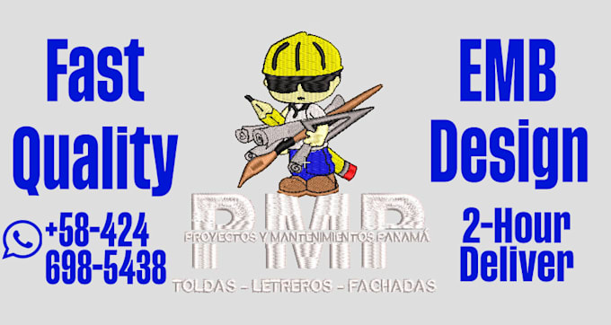 do a embroidery digitizing of a logo