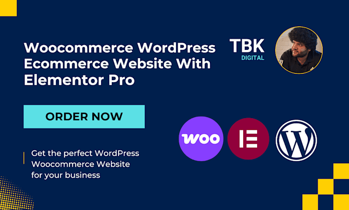 design online store ecommerce website with wordpress woocommerce elementor pro