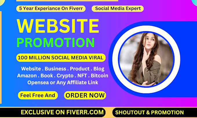 promote your website product crypto amazon book  or any link
