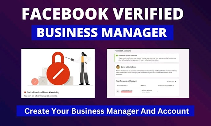 create and fix facebook business manager and ads account