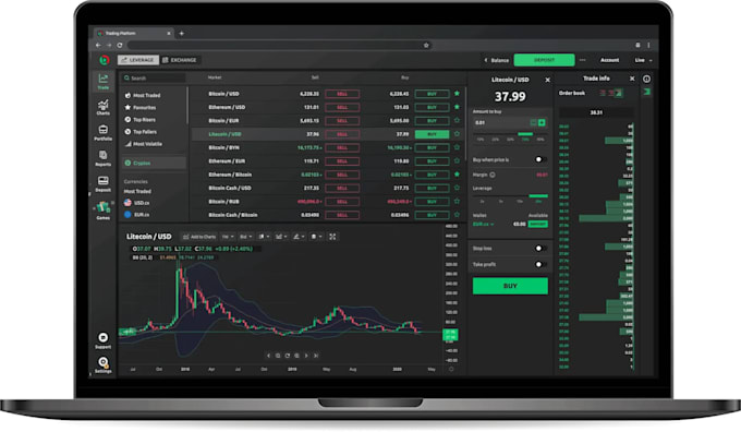 develop a custom crypto exchange with laravel and web3