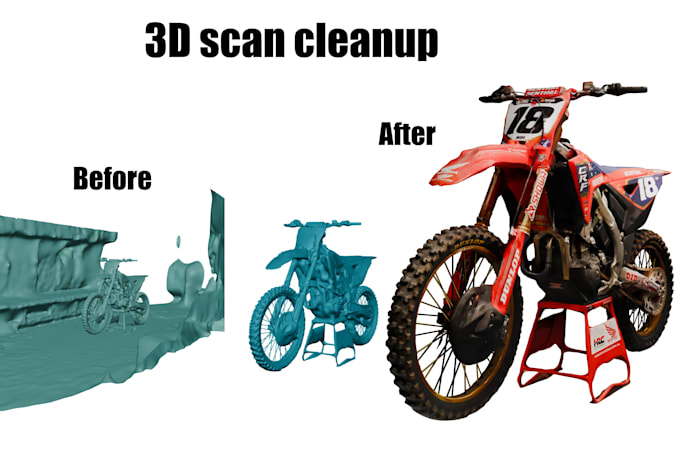 do 3d scan repair and cleanup into perfect 3d models
