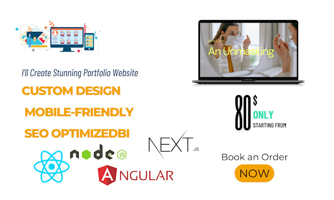design and develop your personal web portfolio